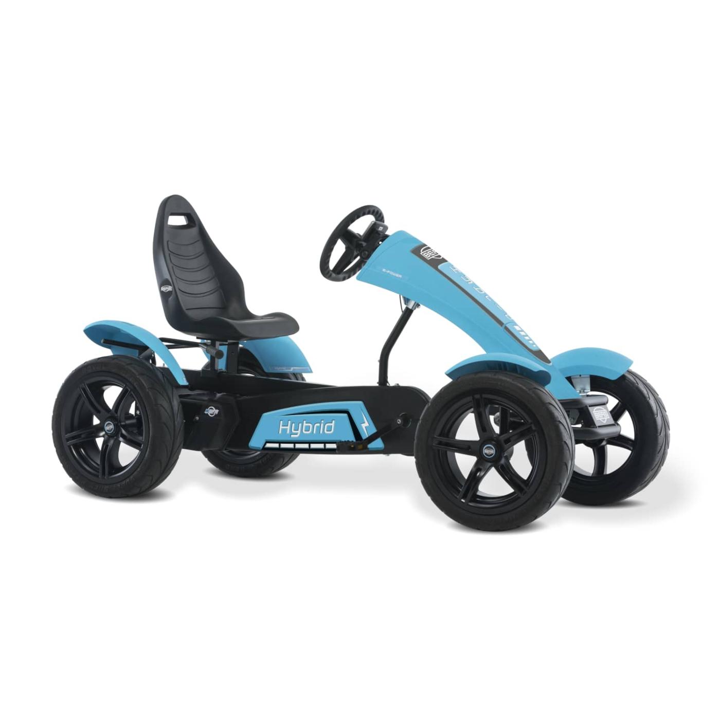 Kart de pedais BERG HYBRID elétrico com engranagens E-BFR-3