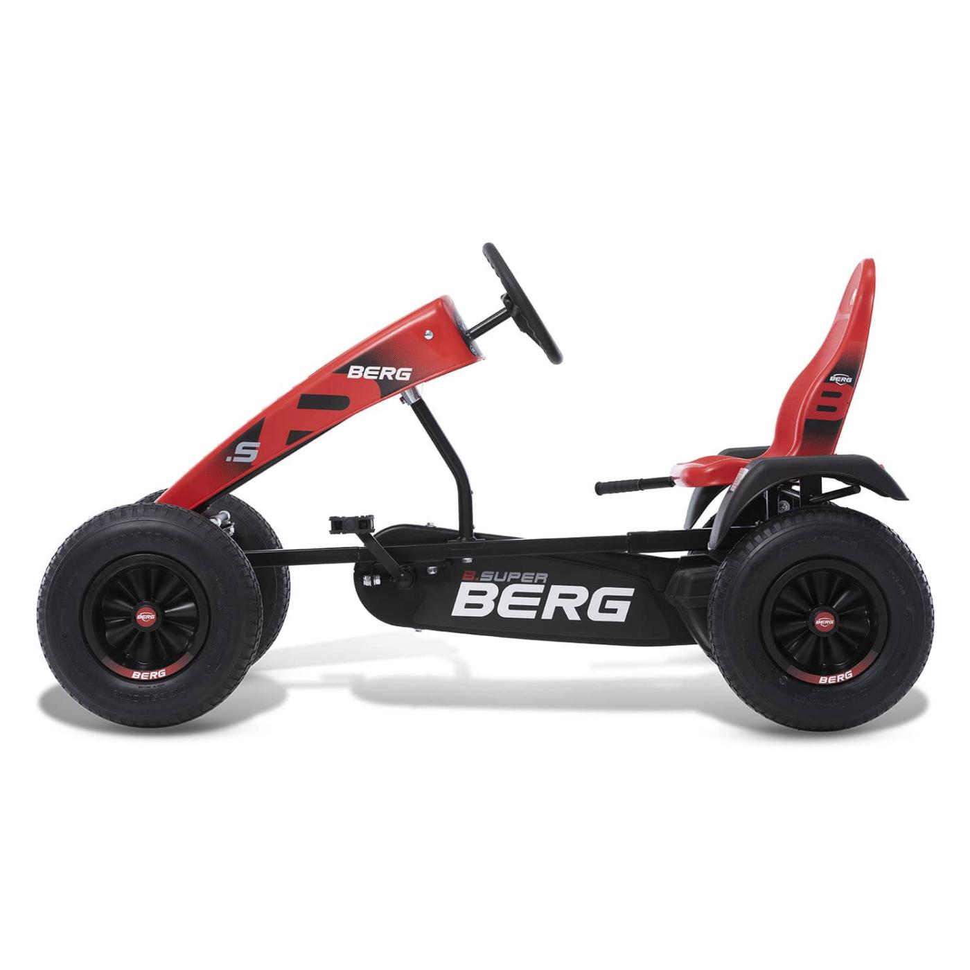Coche de pedales eléctrico con cambio de marchas BERG XXL B.Super Red E-BFR-3 