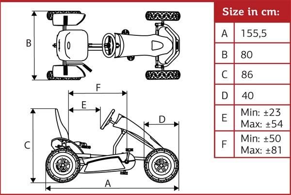 Karts de pedals BERG Black Edition BFR