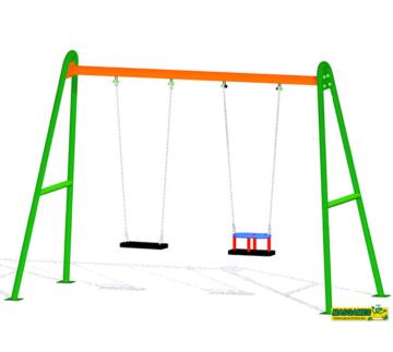 Baloiço duplo krakatoa nao galvanizado