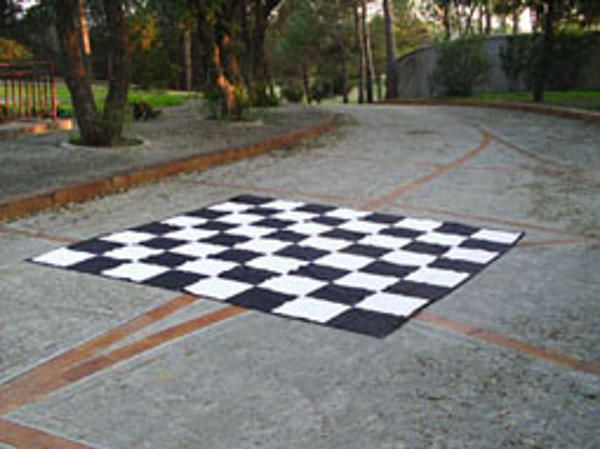 tablero ajedrez gigante flexible