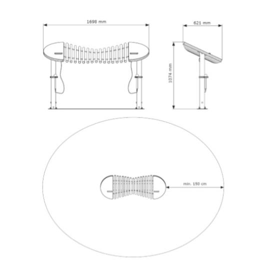 marimba calypso grafico medidas