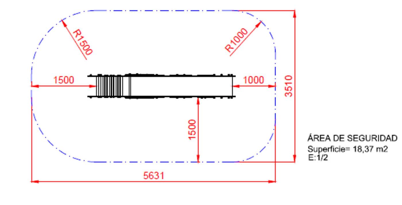 Medidas Escorregador COCODRILO Grande 136 cm1