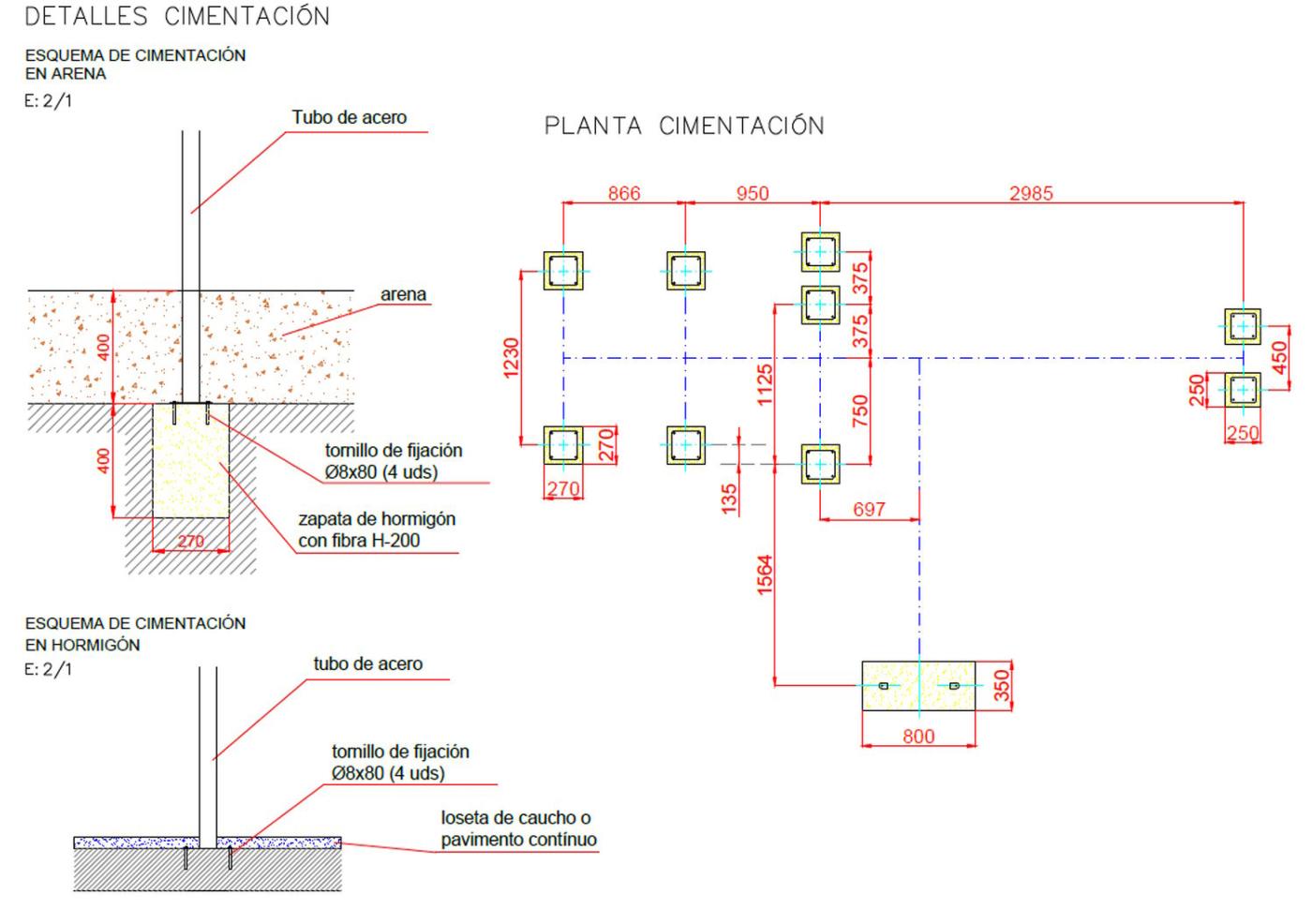 mides 2 Parc Infantil CUCA DE LLUM ús comercial