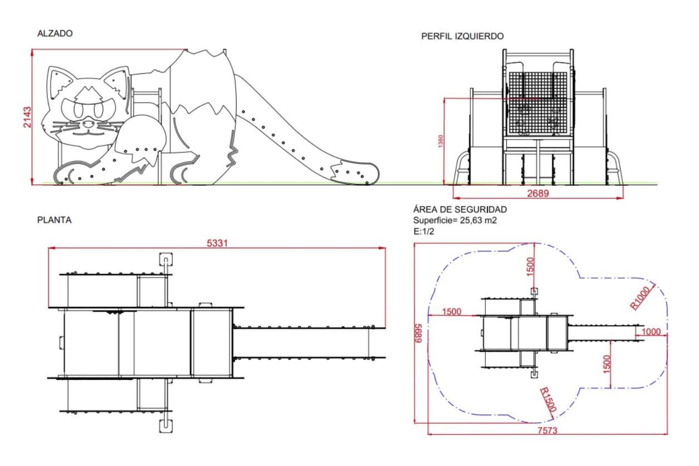 Parque infantil Gato Juguetón