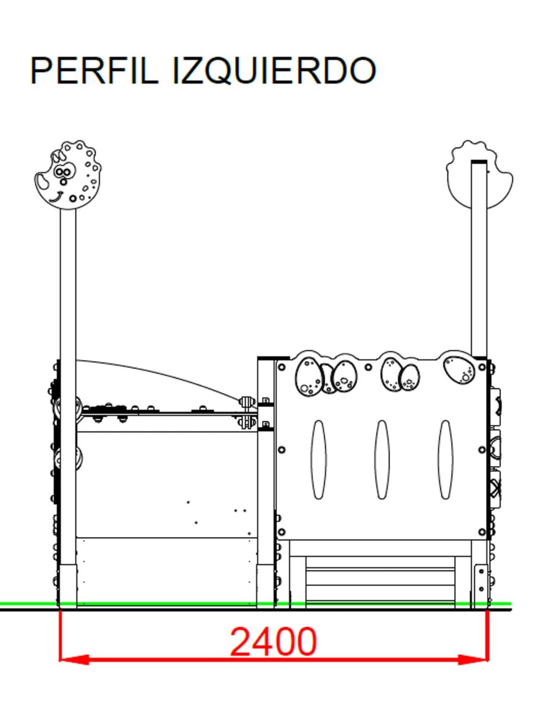 medidas Parque Infantil Inclusivo JURÁSSICO2