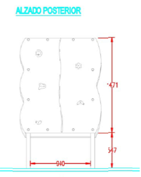 Rocódromo Infantil Inca