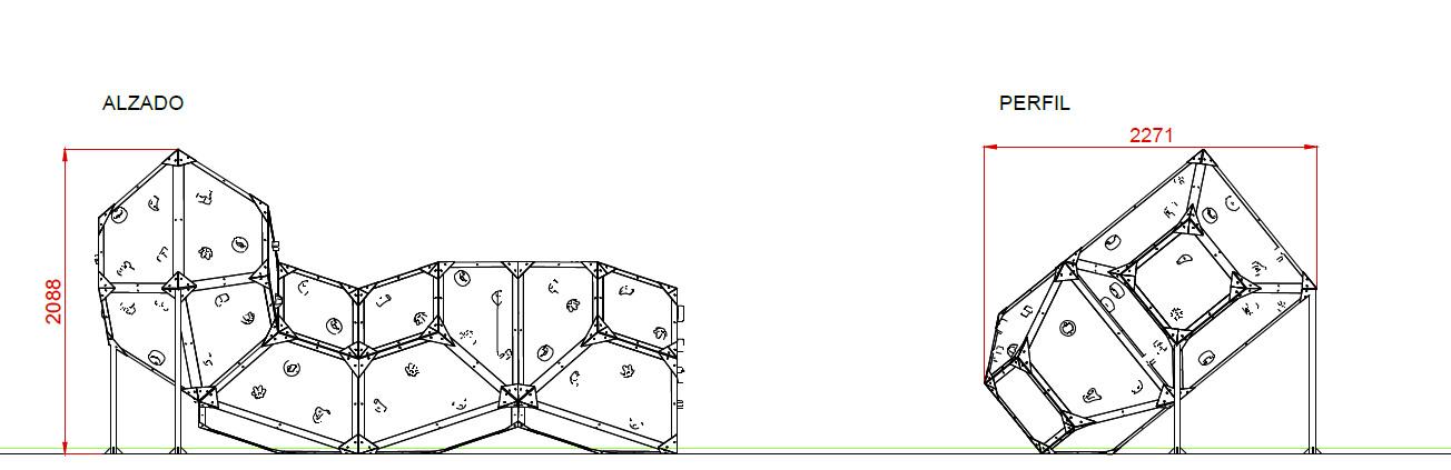 medidas Parede de escalada MAKALU uso público2