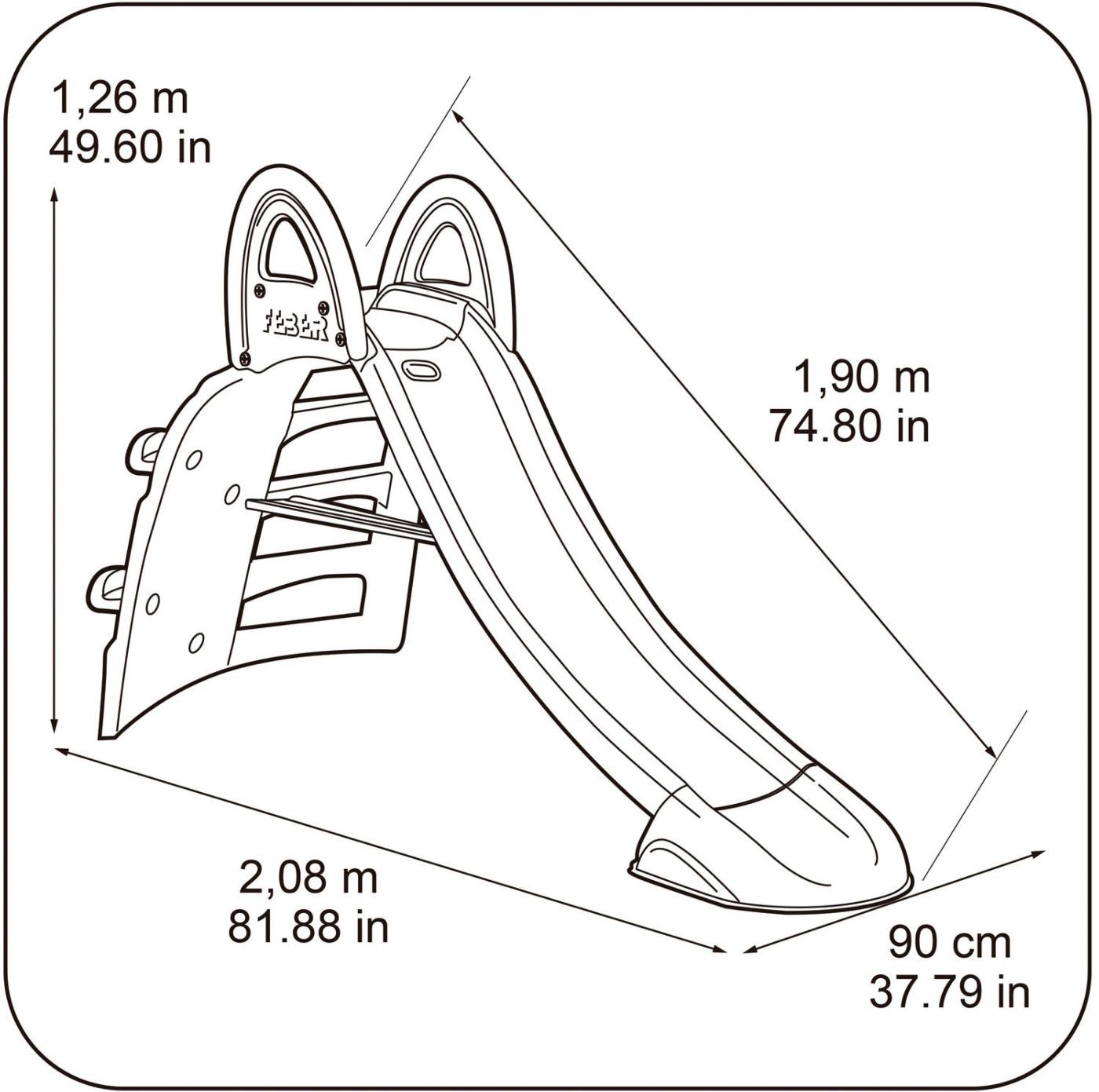 medidas Escorrega Mega CASUAL Water Slide