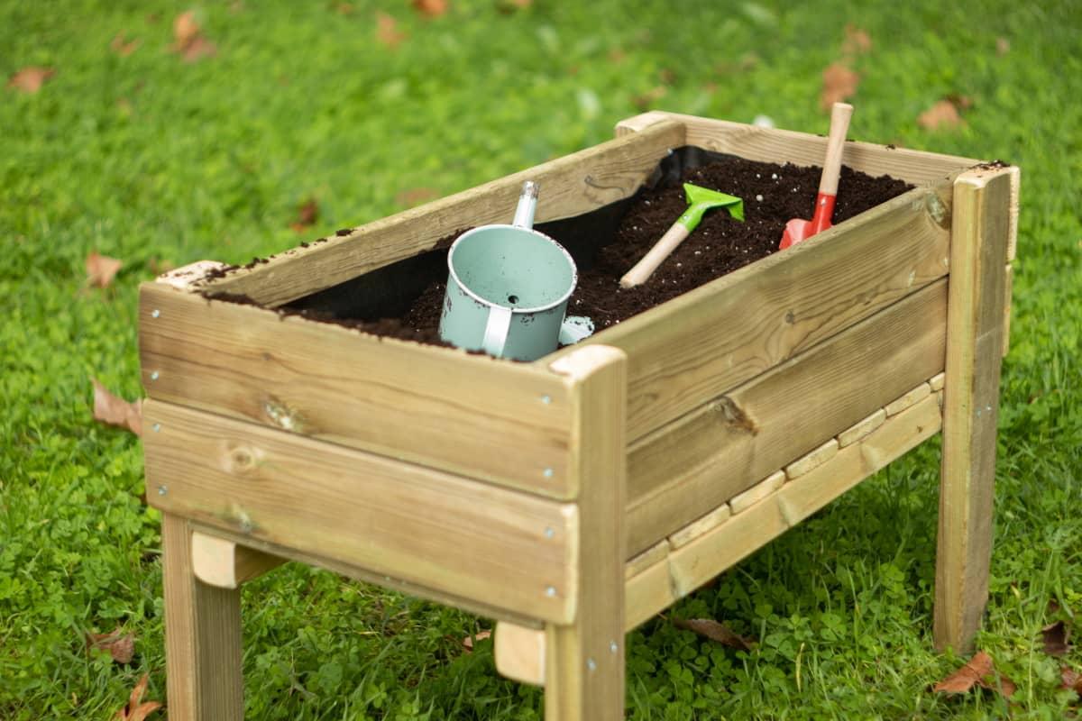 Mesa de cultivo crianças feita de madeira tratada MASGAMES FORTIS JUNIOR