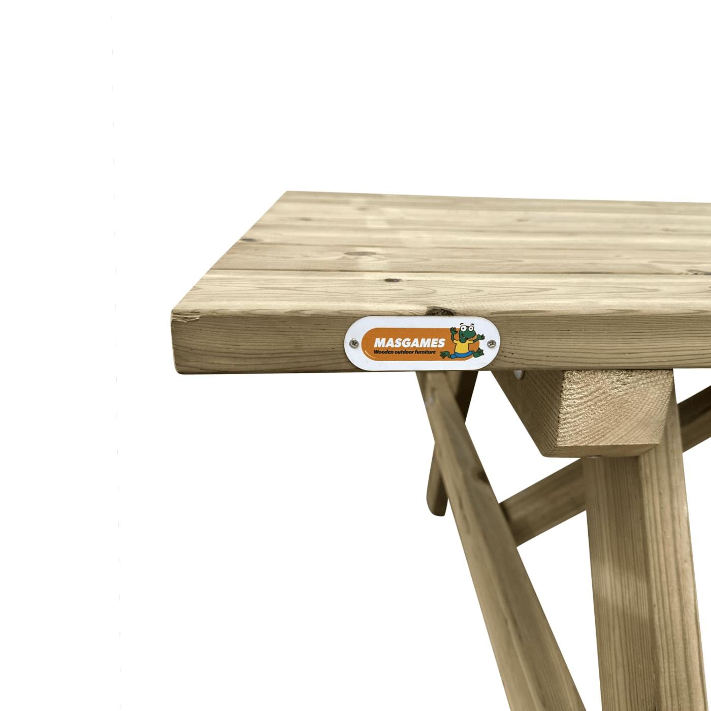 Mesa de madera para exterior MASGAMES TOLOSA