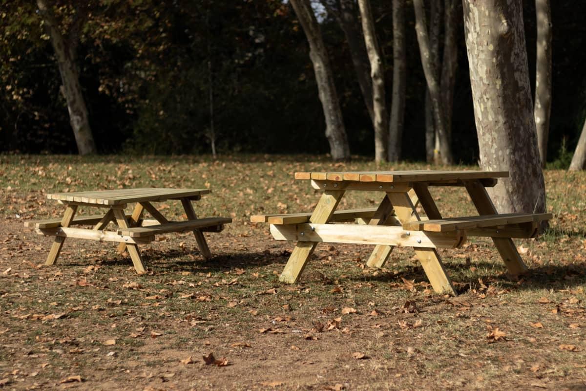 Mesa de picnic infantil MASGAMES BRAM de madera tratada para el exterior 