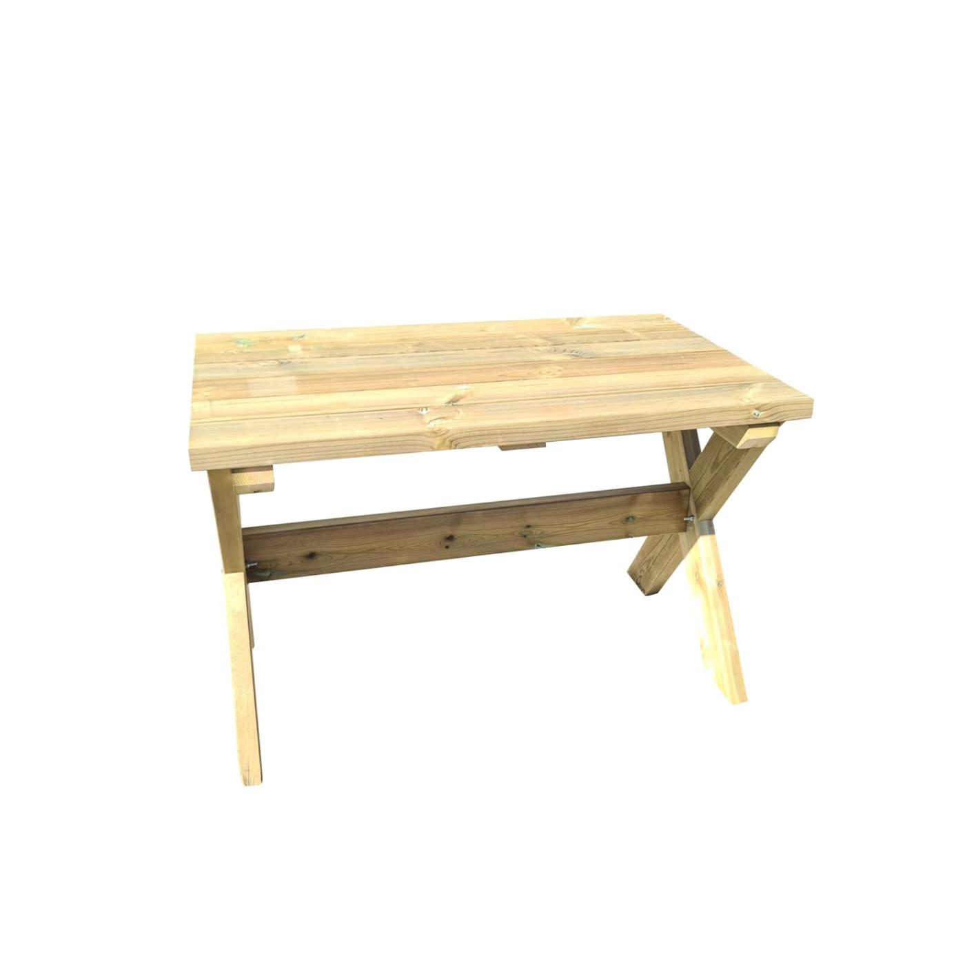 Mesa de madera exterior MASGAMES XERTA de 120 cm de largo