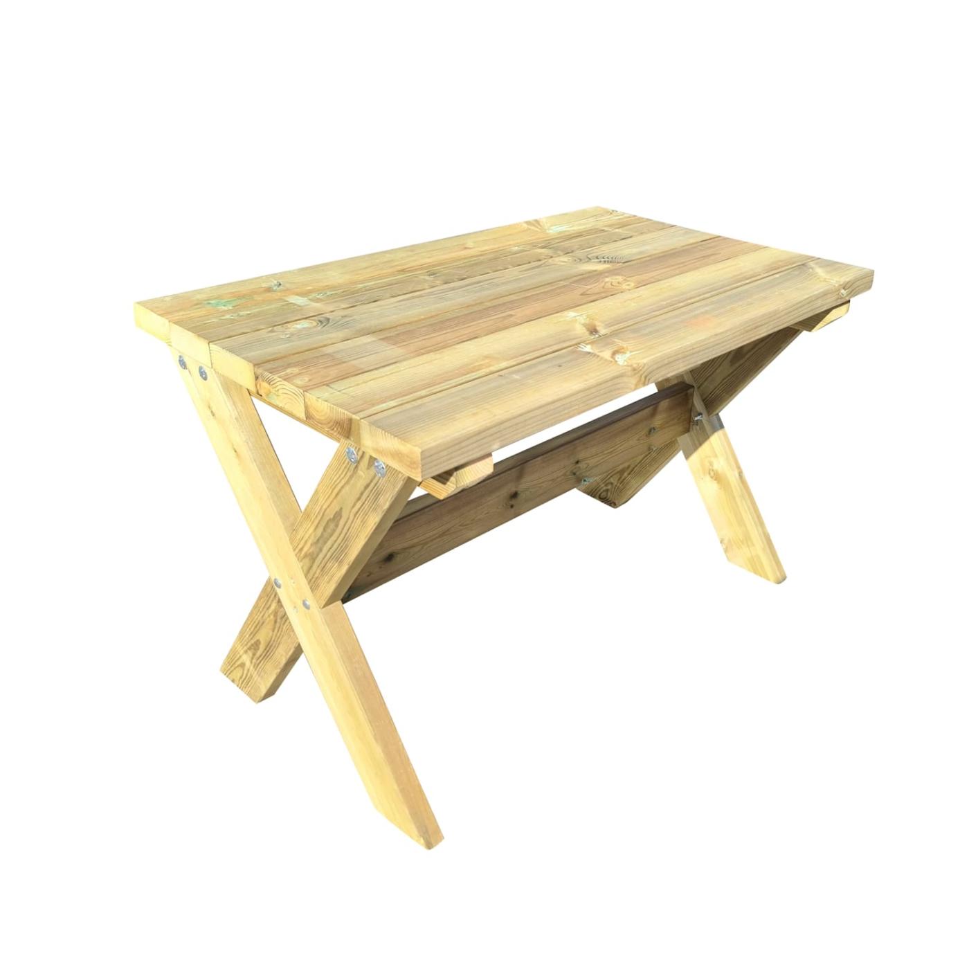 Mesa de madera exterior MASGAMES XERTA de 120 cm de largo