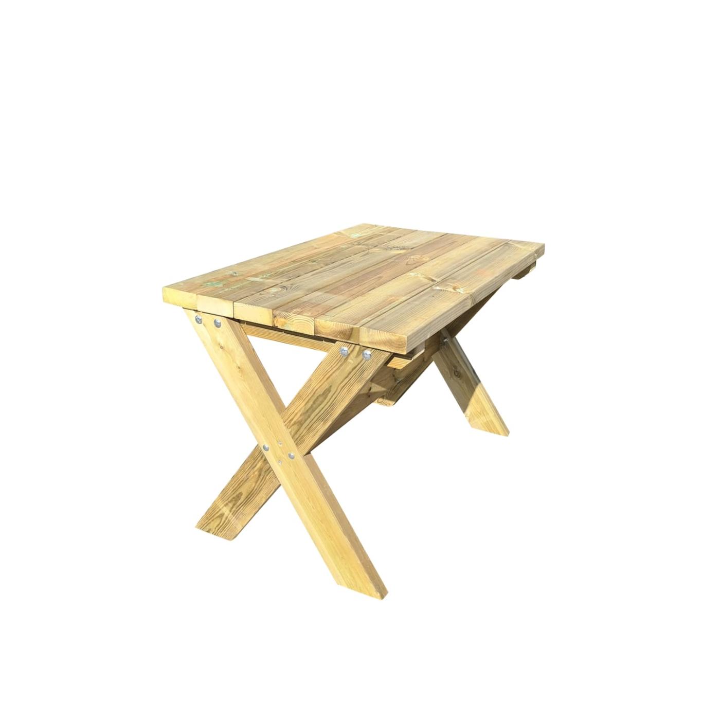 Mesa de madera exterior MASGAMES XERTA de 120 cm de largo
