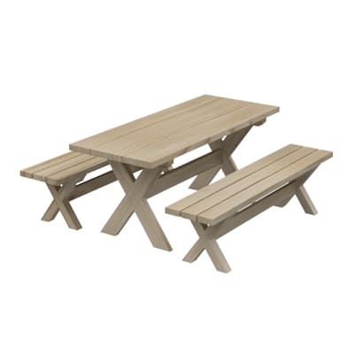 mesa de picnic madera autoclave IV reforzada