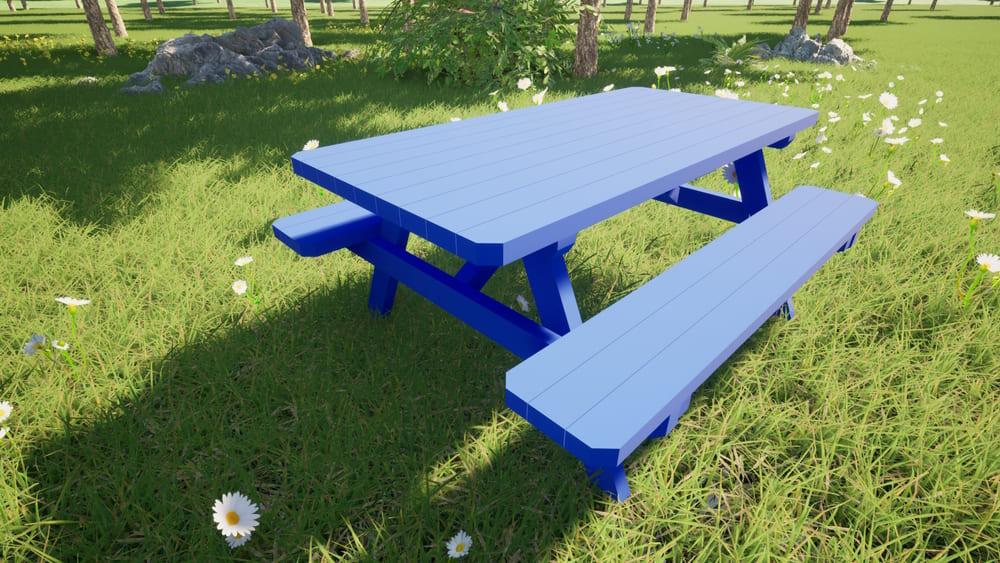 Mesa de picnic infantil MASGAMES BRAM de madera tratada para el exterior 