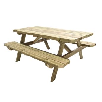 Mesa de picnic infantil MASGAMES BRAM de madera para exterior