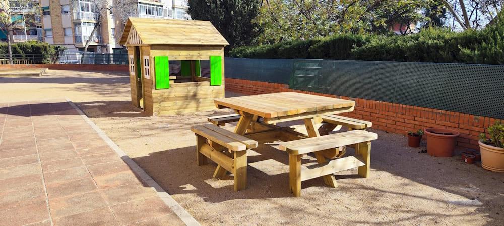 Casita infantil de madera homologada MASGAMES LOLLIPOP XXL Horeca con cocinita