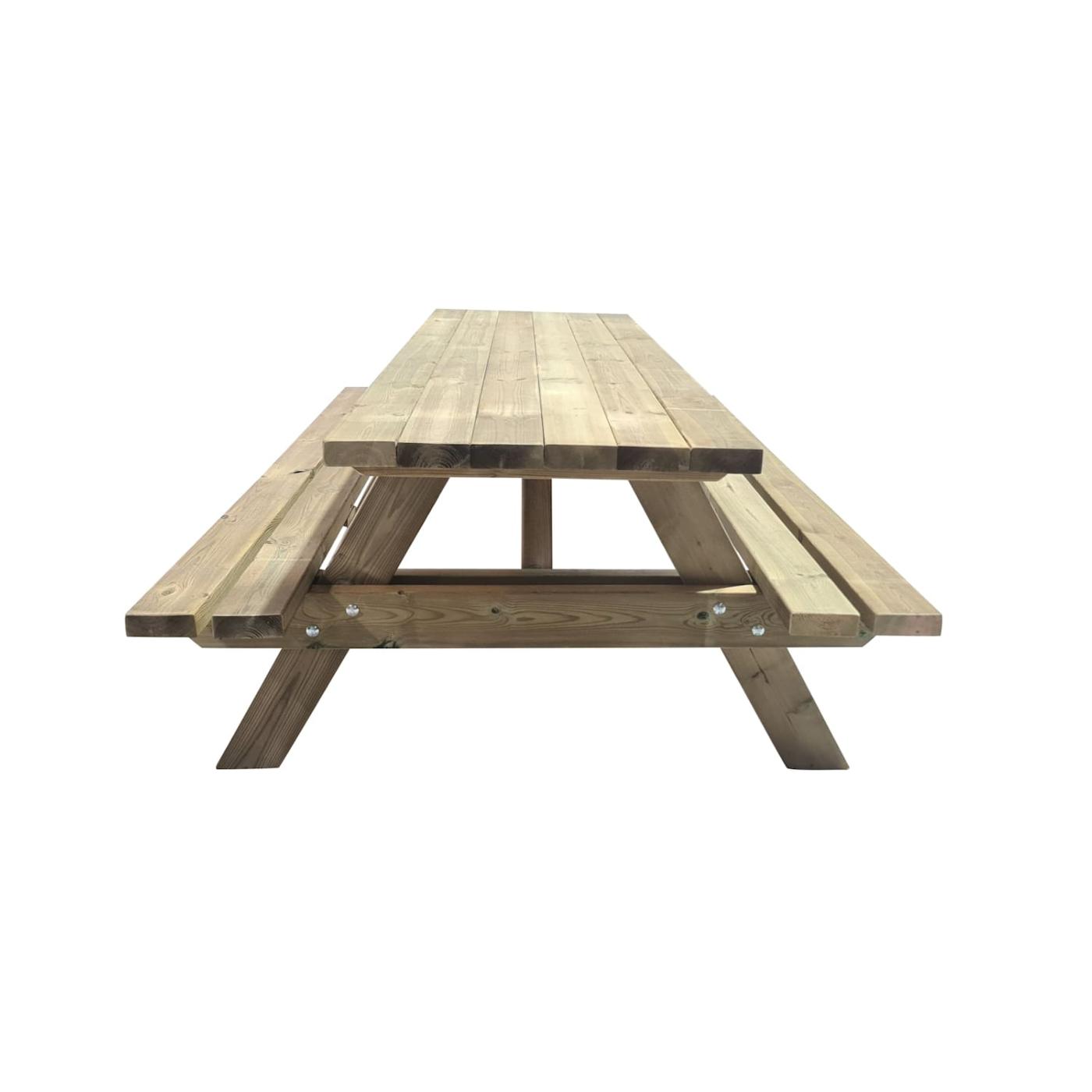 Mesa de picnic de madera MASGAMES MUNICH 240 XL