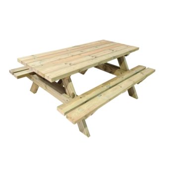 Mesa de picnic MASGAMES MUNICH de madera para exterior