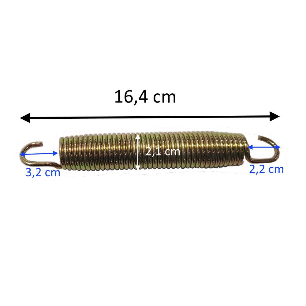 Muelle para trampolín repuesto MASGAMES 164 mm