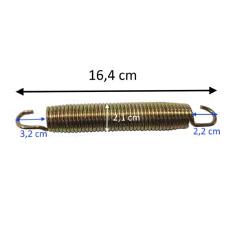 Molla per a un trampolí elàstic MASGAMES de 164 mm de llarg