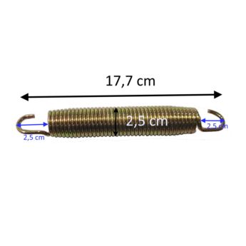 Molla de colxoneta elàstica MASGAMES de 177 mm de llarg