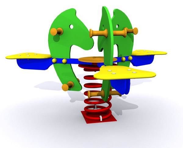 Balanço Gangorra tripla “OS PÔNEIS”