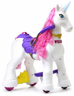 Unicornio de bateria para niños y niñas