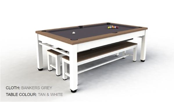 billar neptune convertible blanc + gris