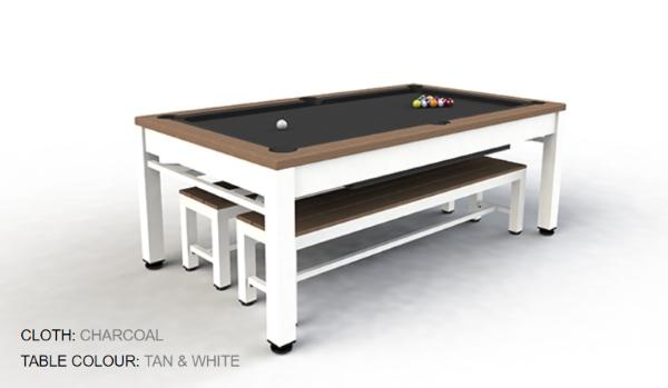 billar neptune convertible blanc + negre