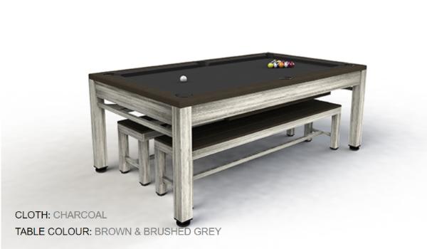 billar neptune convertible gris + negre