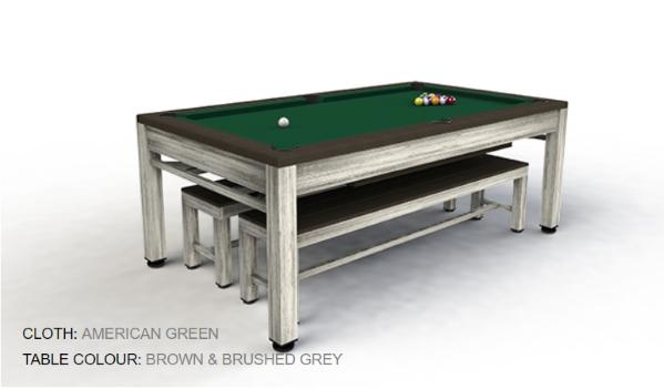 billar neptune convertible gris + verd