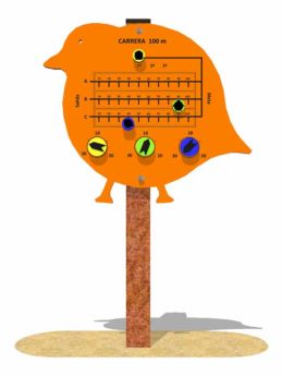Panel de Juego Carrera 100 m 