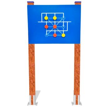 Panel de juego tres en raya para mayores