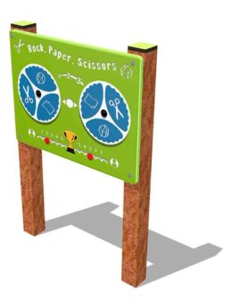 Panel de Juego Piedra, papel o tijera