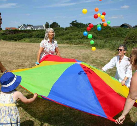 Juego del paracaídas 250 cm con bolas