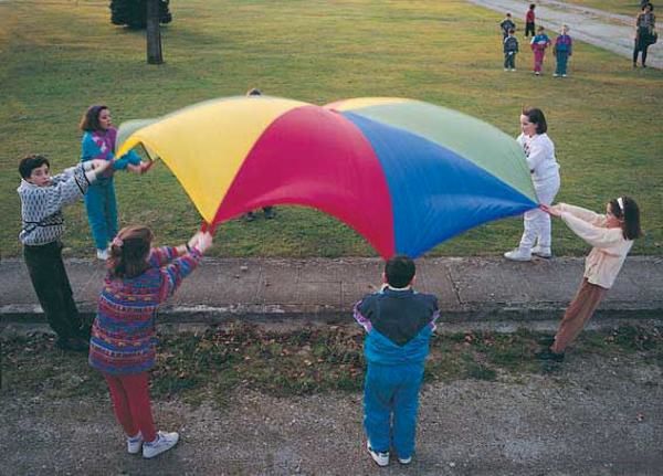juego del paracaidas gigante