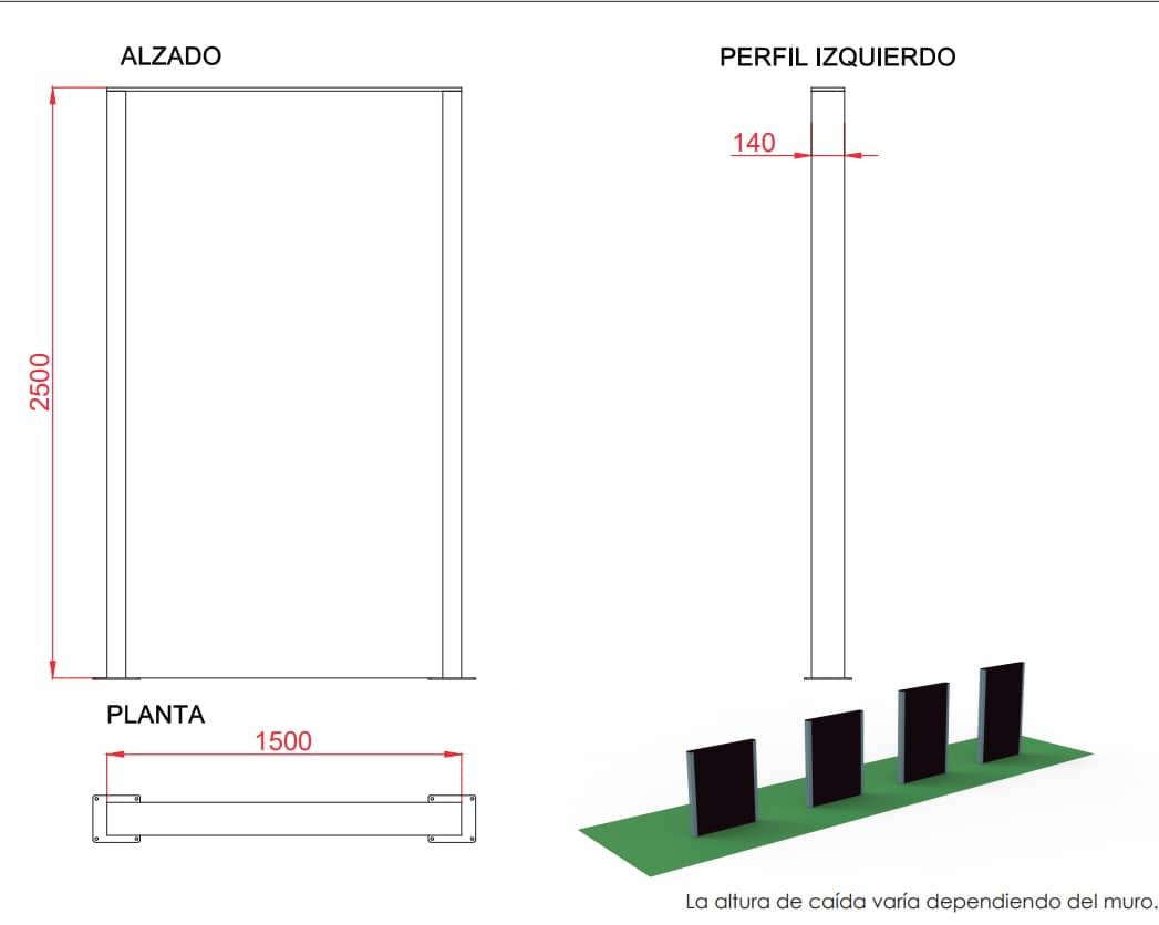 Parkour muros nível avançado