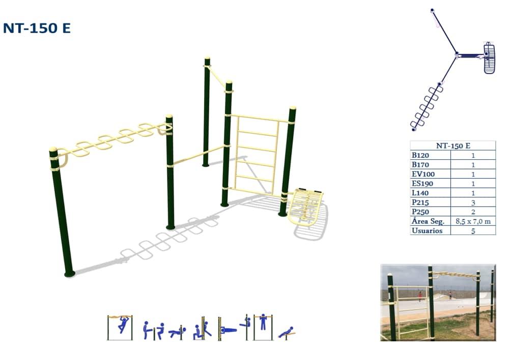 Parque Calistenia Workout Estrela NT150E