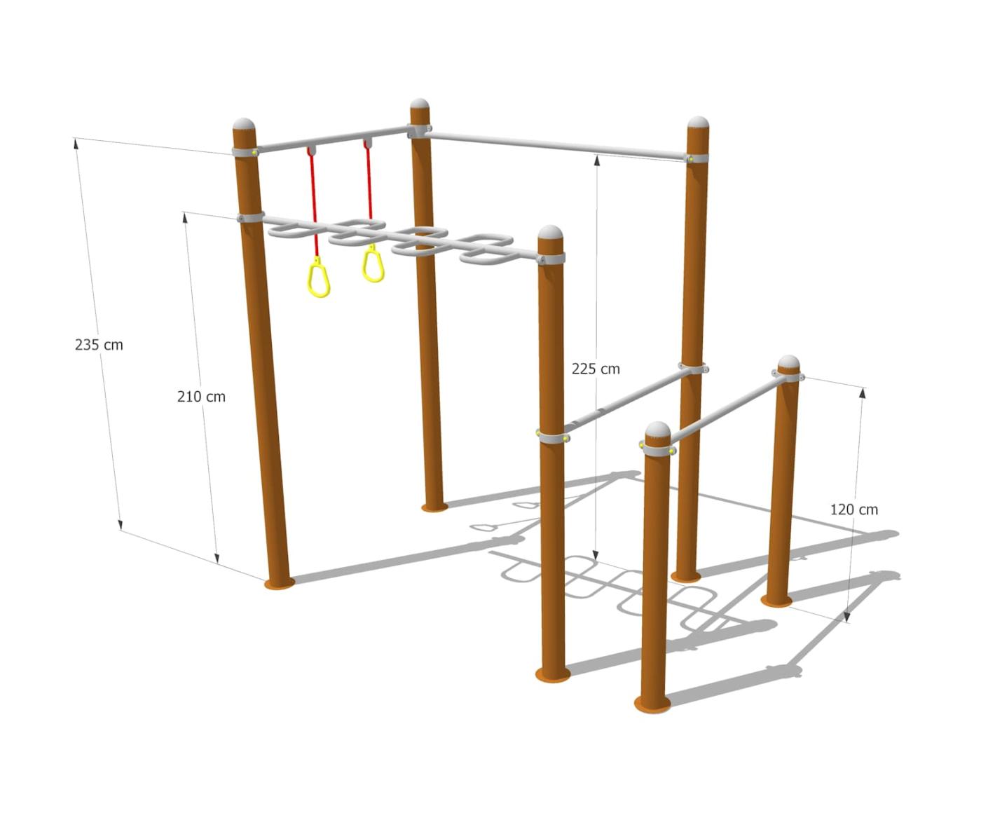 parque de calistenia para jóvenes NT114D