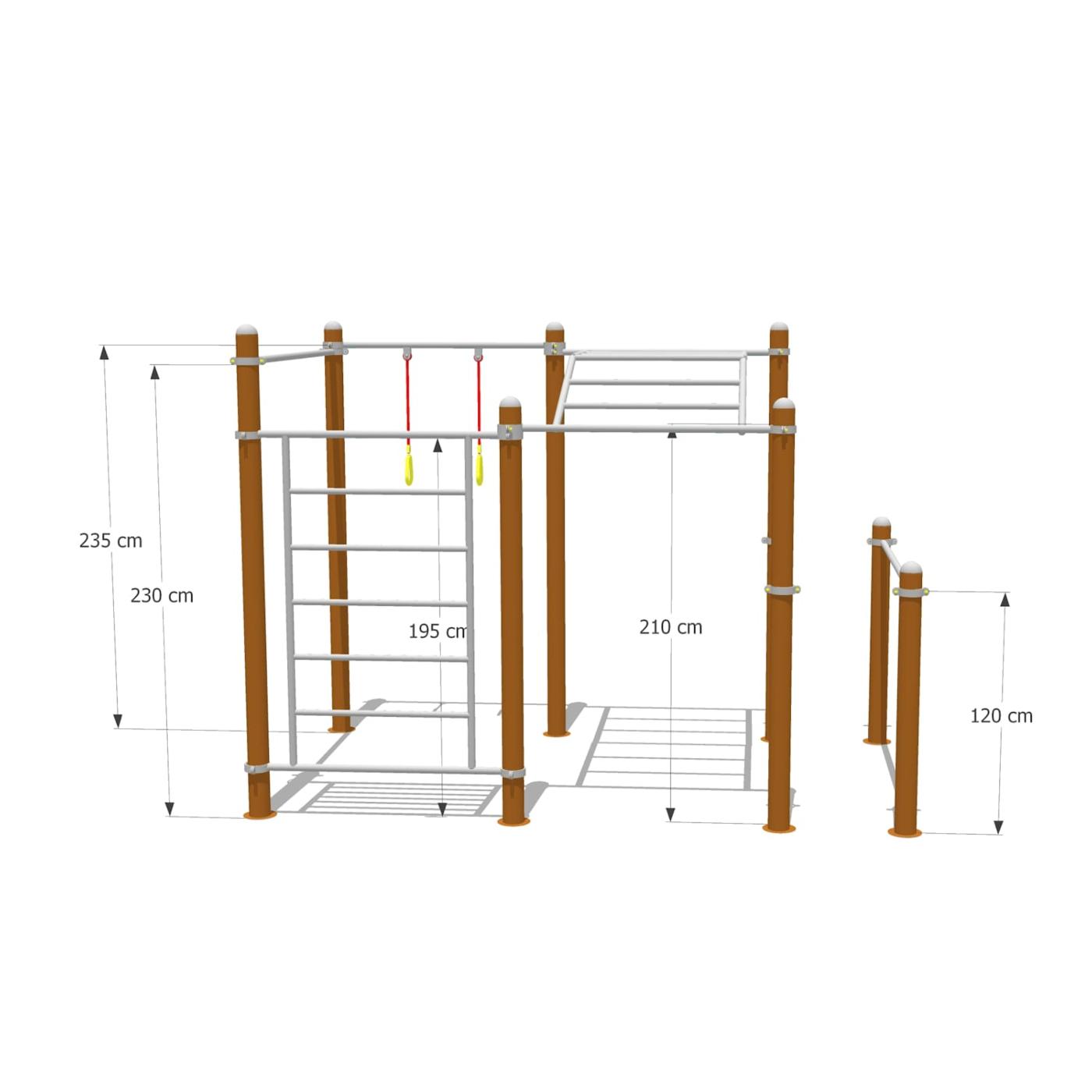 Parque Calistenia NT134 Institutos