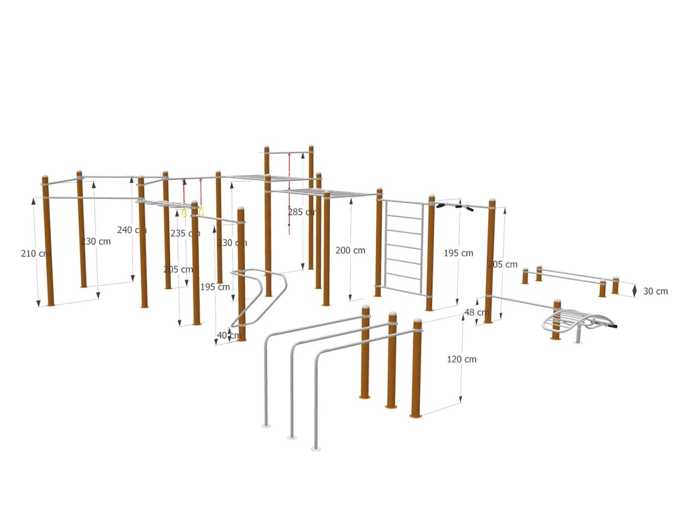 Parque de Calistenia Street Workout NT177G