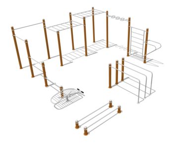 Parque de Calistenia Street Workout NT157G