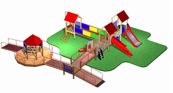 Parc infantil Àfrica adaptats