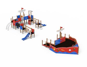 Parque Infantil Adaptado BARCO TRANSATLÁTICO uso público