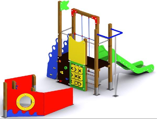 Parc infantil adaptat vaixell explorador
