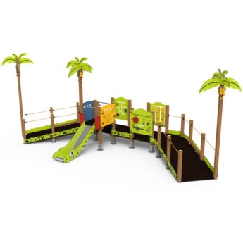 Parque infantil inclusivo para silla de ruedas Michoacán