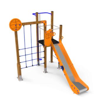 parque infantil baloncesto